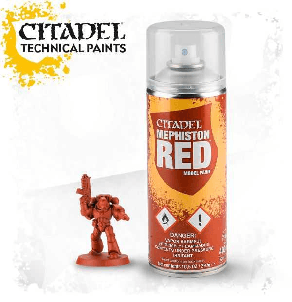 Bombe de Sous Couche Mephiston Red 62-15 - Citadel