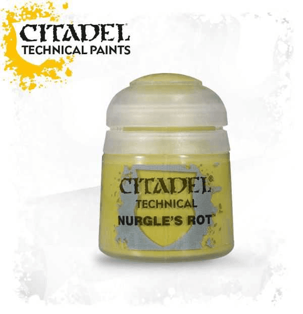 Pot of Technical Nurgles Rot paint 12ml 27-09 - Citadel