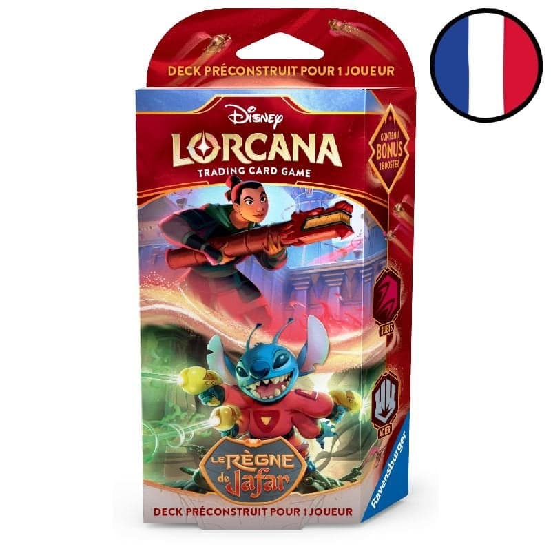 Deck de démarrage Mulan et Stitch Le Règne de Jafar Chapitre 8 - Disney Lorcana FR