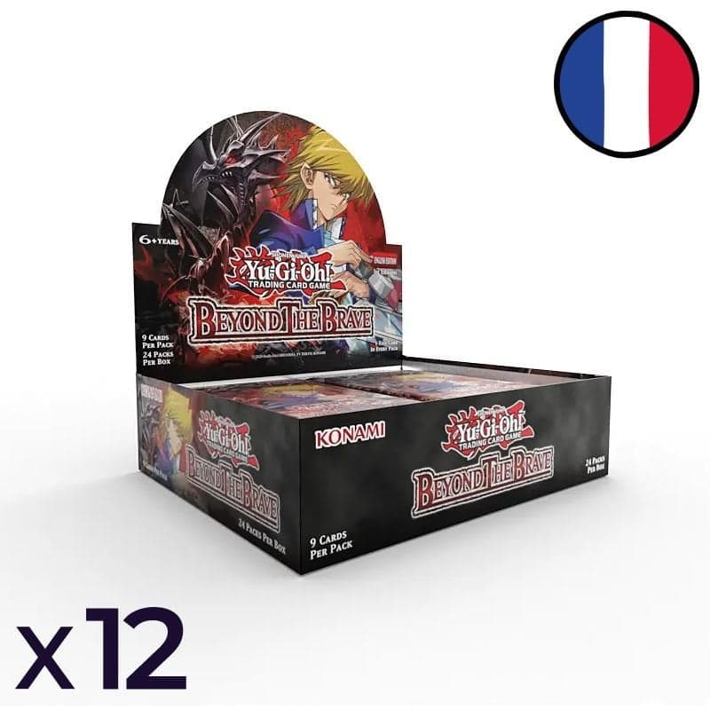 Lot de 12 boites de 24 boosters Beyond the Brave - Yu-Gi-Oh! FR