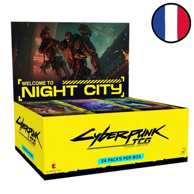 Welcome to Night City Display of 24 boosters - Cyberpunk TCG FR