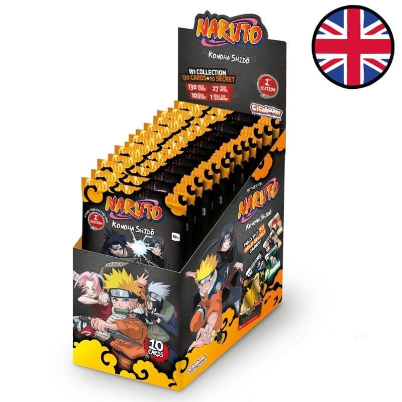 Konoha Shidō Display of 24 boosters (Set 1 - First Edition) - Naruto Mythos TCG EN