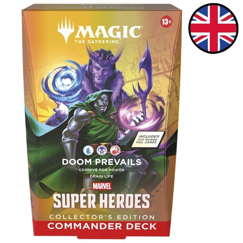 Marvel Super Heroes Commander Deck Collector's Edition - Doom Prevails -  Magic EN