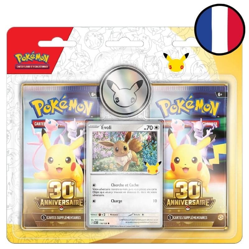 30th Celebration 2-pack blister - Eevee - Pokémon FR
