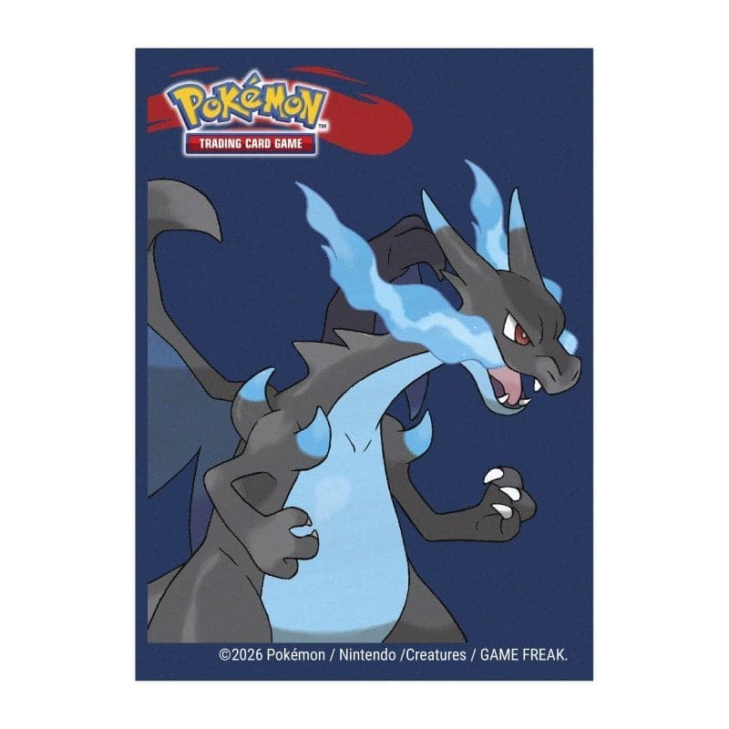 65 Standard-Sized Pokémon Mega Charizard X Sleeves - Ultra Pro