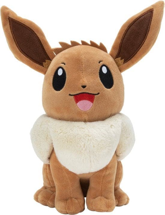 Peluche Évoli assis 30 cm - Pokémon
