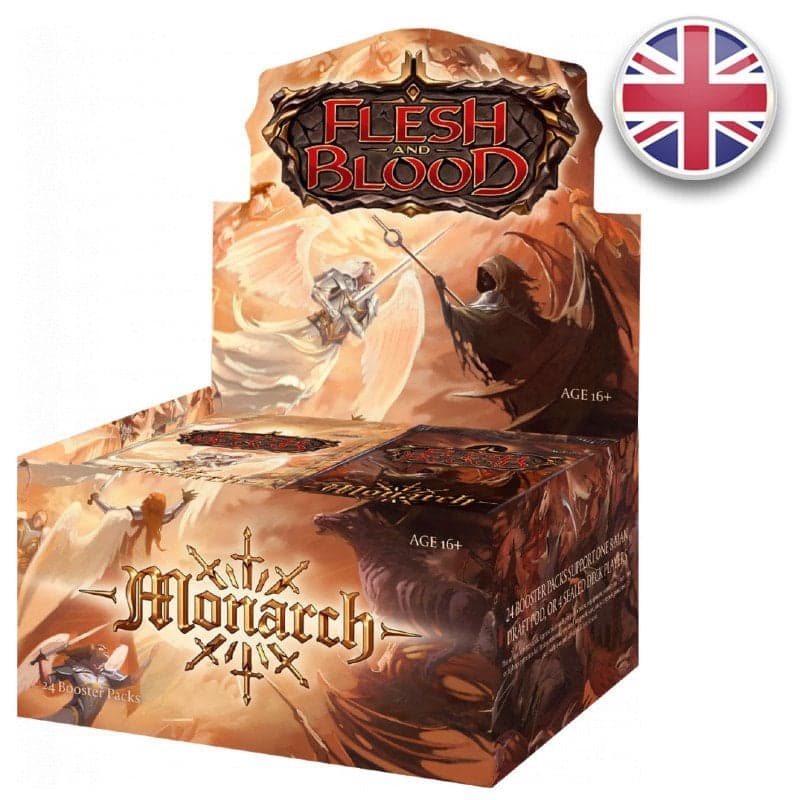 Monarch First Edition Display of 24 booster packs - Flesh and Blood EN