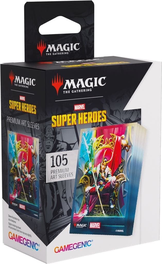 105 Marvel Super Heroes Premium Art Sleeves 66 x 92 mm - Loki Laufeyson - Gamegenic