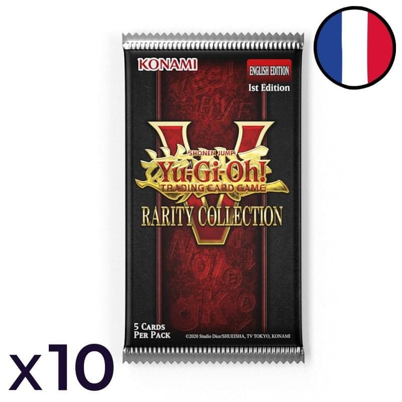 Rarity Collection 5 Set of 10 Booster Packs Yu-Gi-Oh! FR