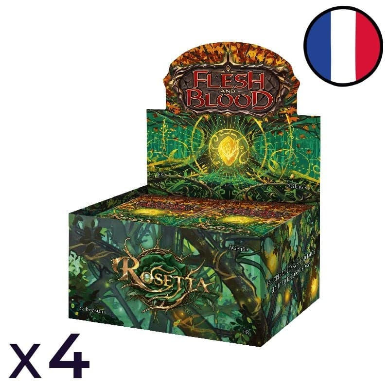 Carton de 4 Boites de 24 boosters Rosetta - Flesh and Blood FR