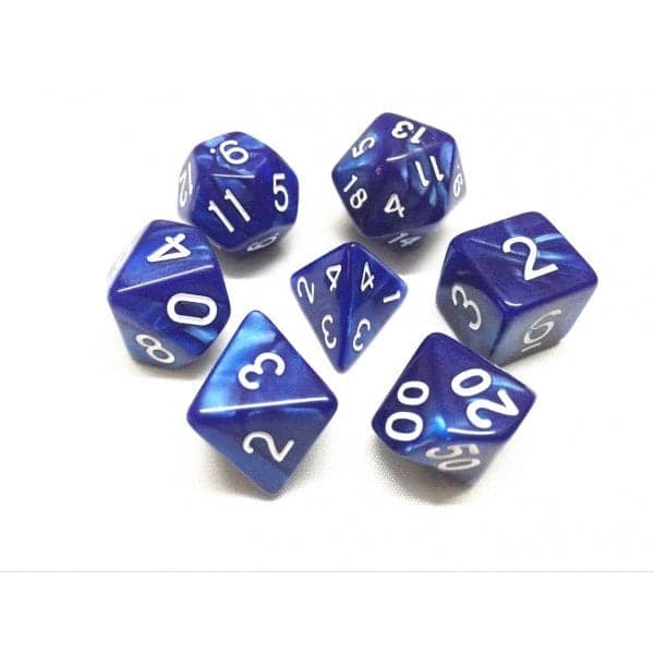 Set de dés Bleu Nacré - HD Dice
