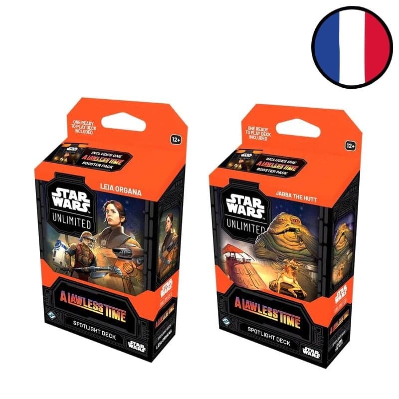 Set of the 2 A Lawless Time Spotlight Decks - Star Wars Unlimited FR