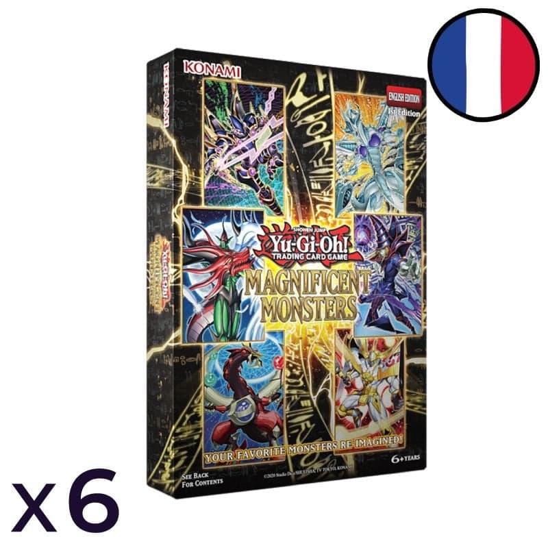 Lot de 6 Coffrets Magnificent Monsters - Yu-Gi-Oh! FR