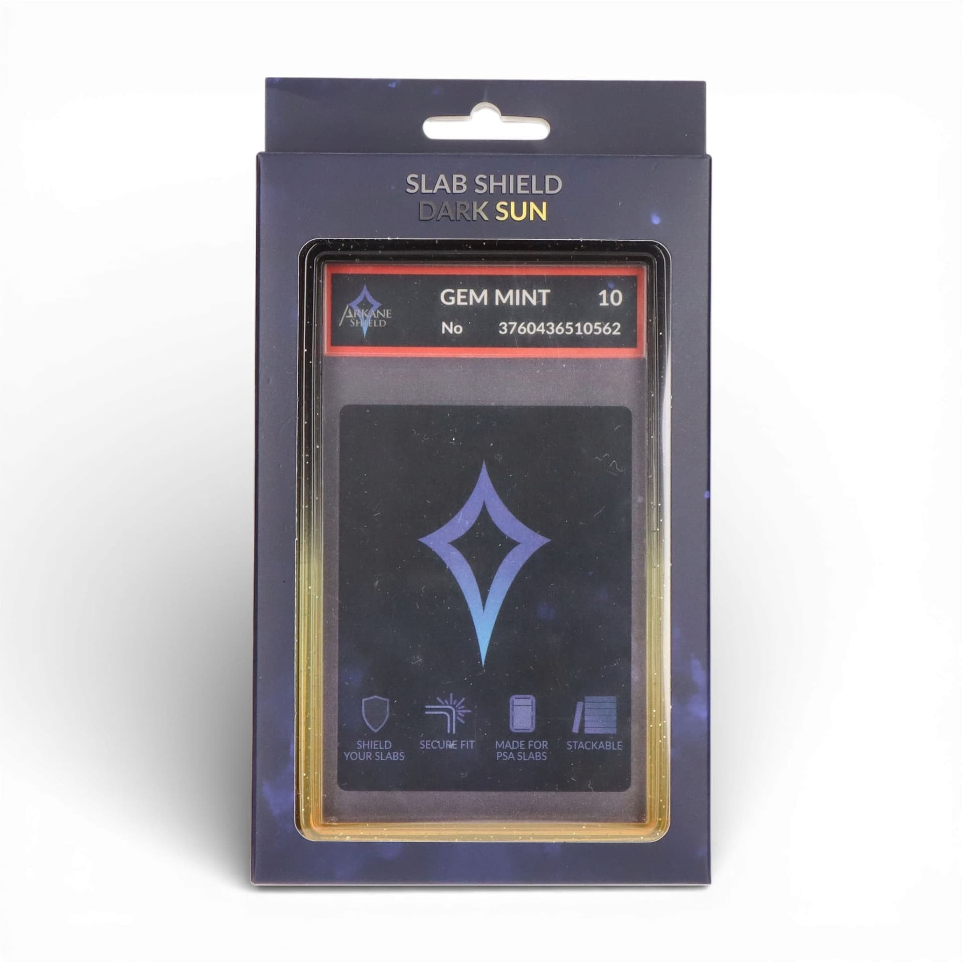 Boîtier de protection rigide pour carte gradée - Dark Sun - Arkane Shield