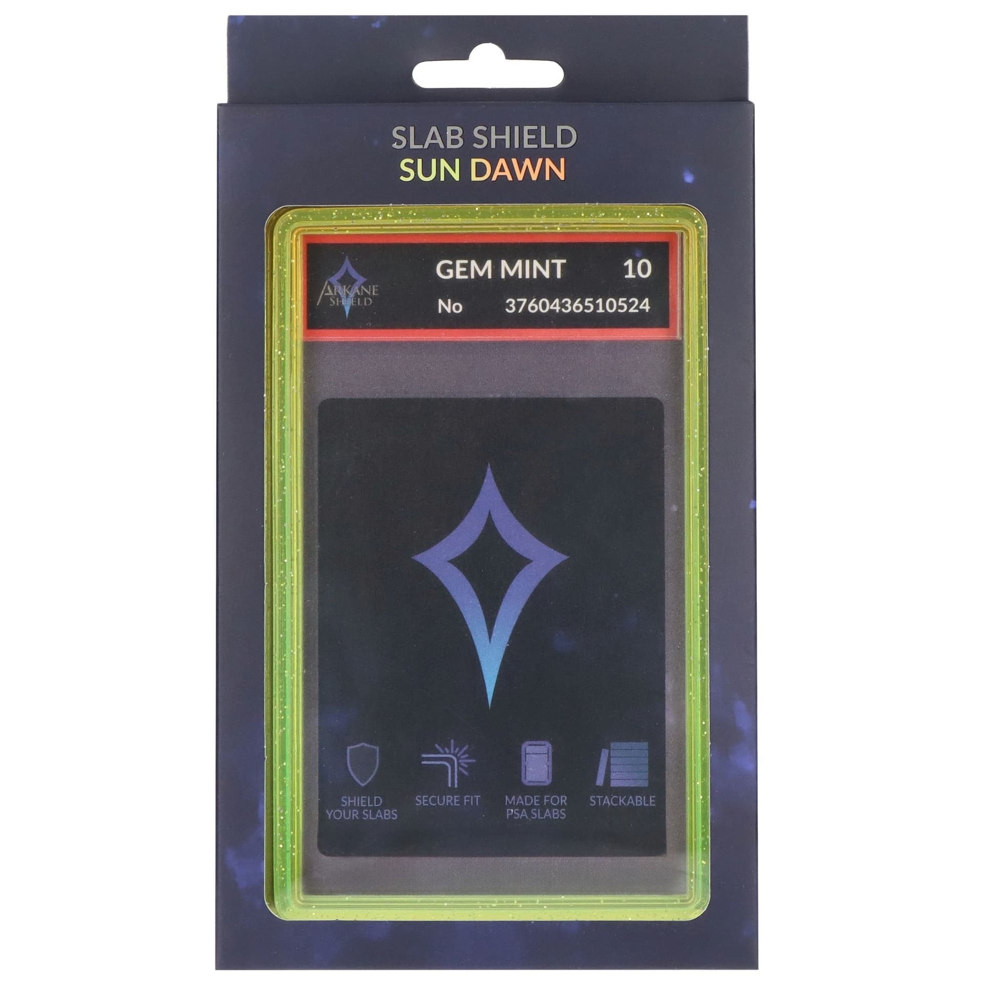 Boîtier de protection rigide pour carte gradée - Sun Dawn - Arkane Shield
