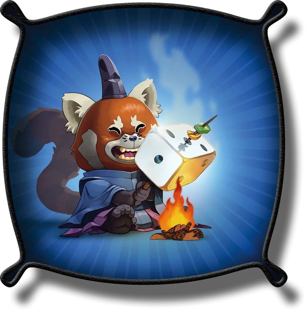 Piste de Dés Yokai - Panda Roux Bleu foncé - Wogamat