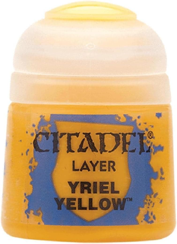 Pot of Layer Yriel Yellow paint 12ml 22-01 - Citadel