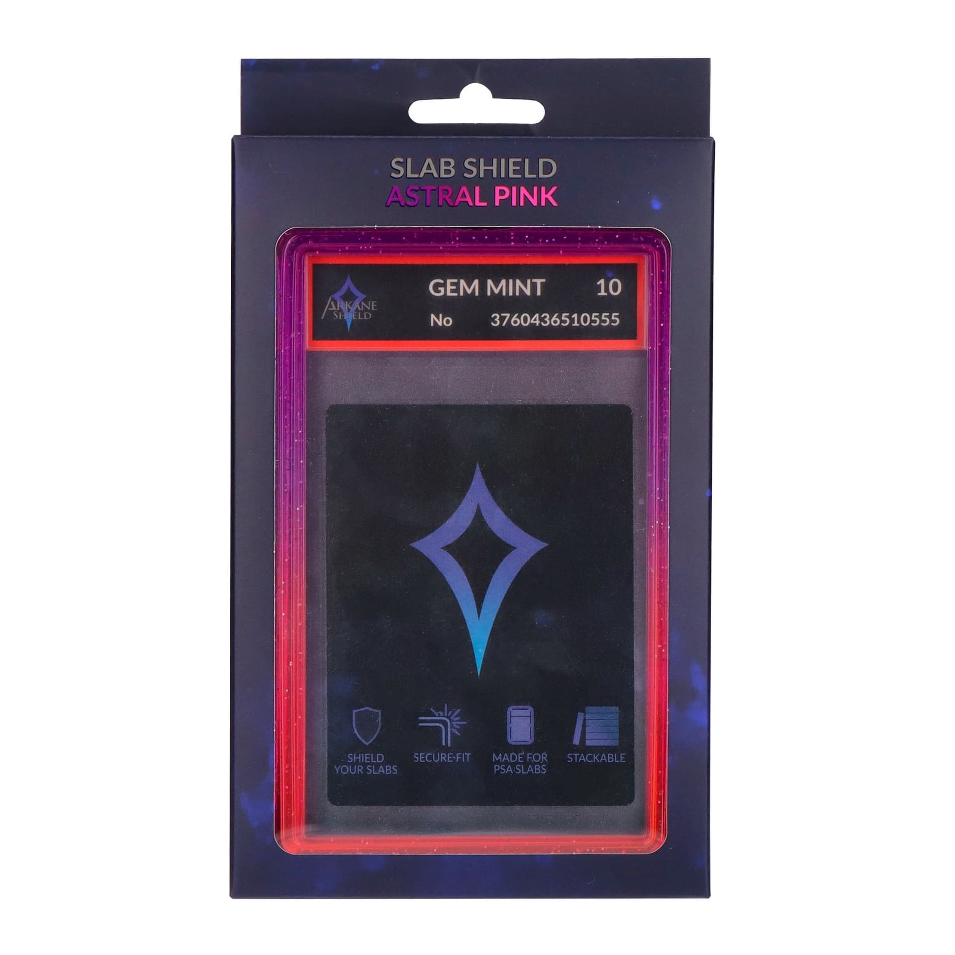 Boîtier de protection rigide pour carte gradée - Astral Pink - Arkane Shield
