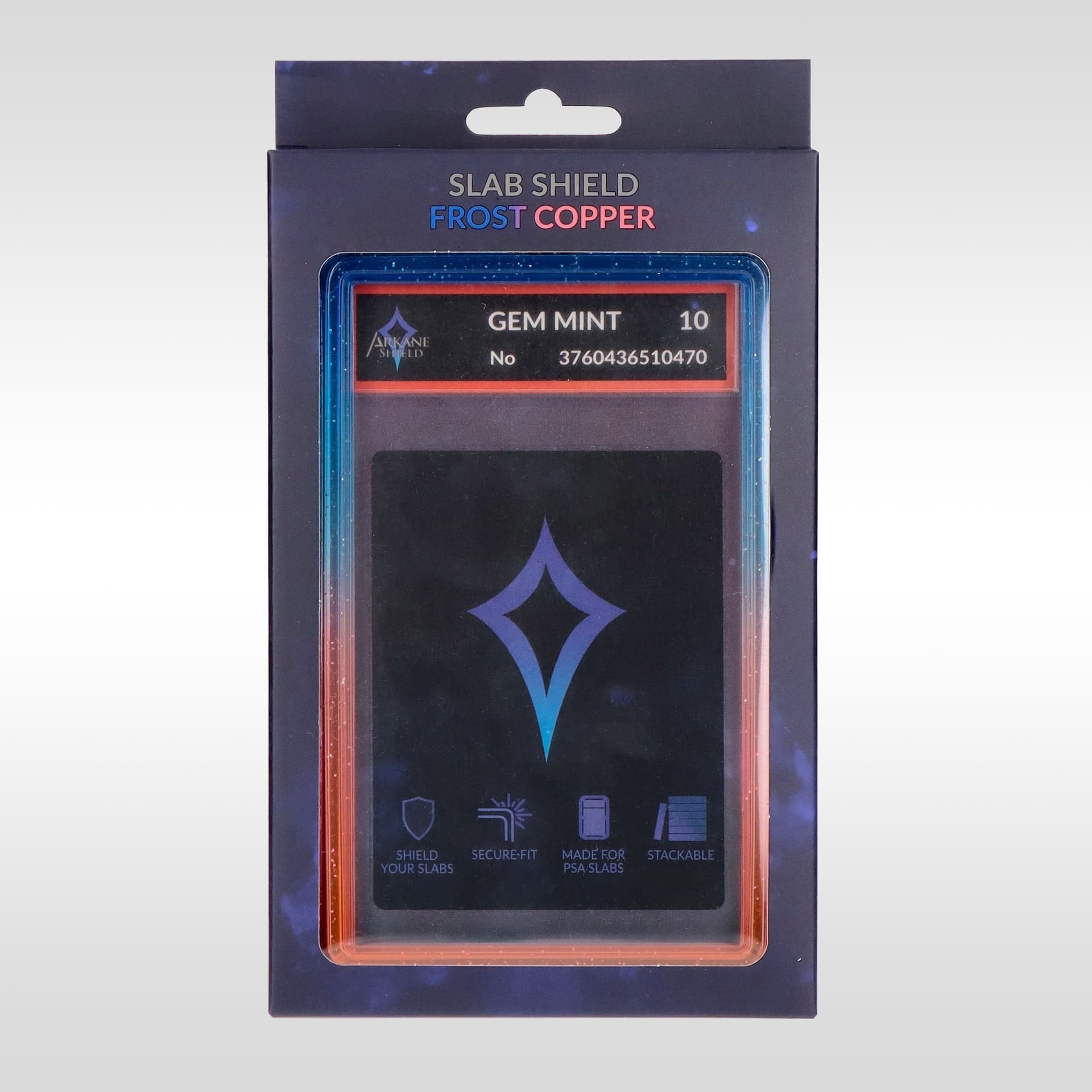 Boîtier de protection rigide pour carte gradée - Frost Copper - Arkane Shield