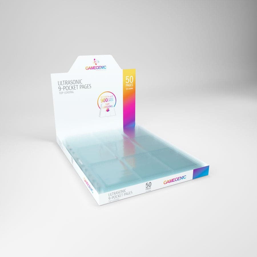 Set of 50 Ultrasonic 9-Pocket Pages Top-Loading - Gamegenic