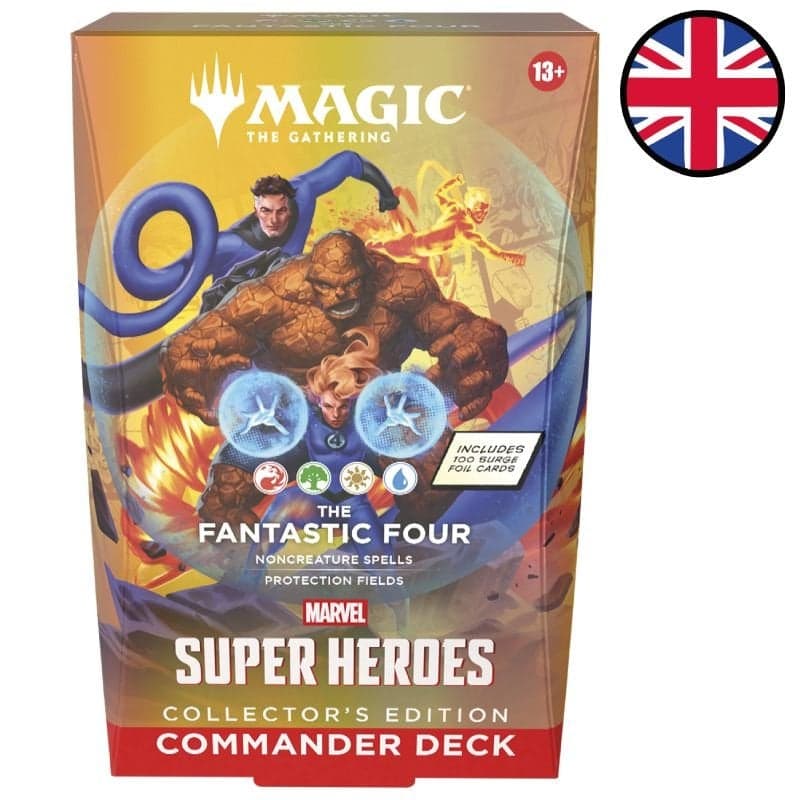 Marvel Super Heroes Commander Deck Collector's Edition - The Fantastic Four -  Magic EN