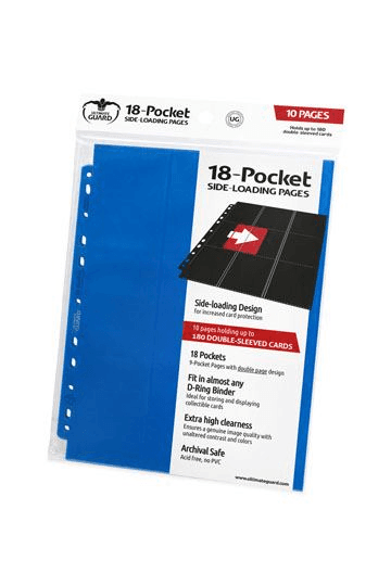 10 pages 18-Pocket Blue Side-Loading - Ultimate Guard