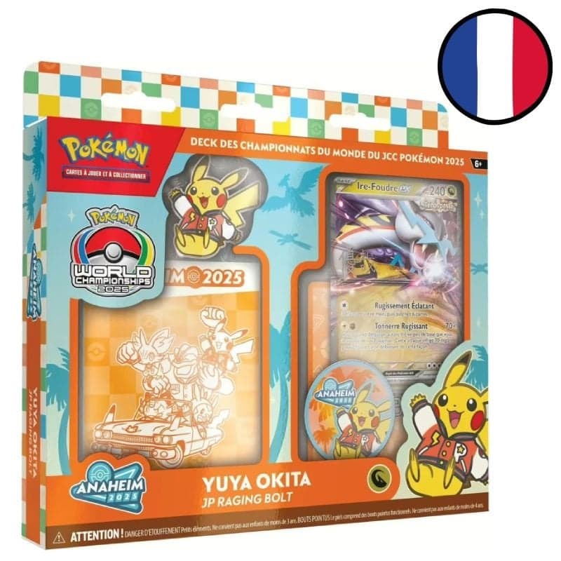 Deck Championnats du Monde 2025 : Yuya Okita - JP Raging Bolt - Pokémon FR