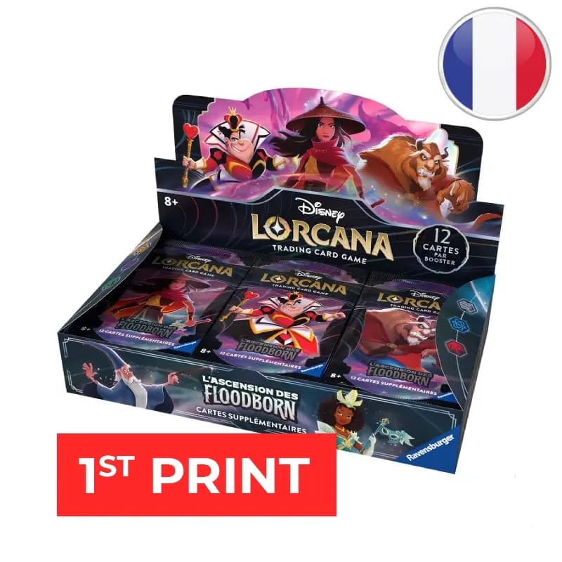 Display de 24 boosters L'Ascension des Floodborn Chapitre 2 PREMIERE IMPRESSION - Disney Lorcana FR