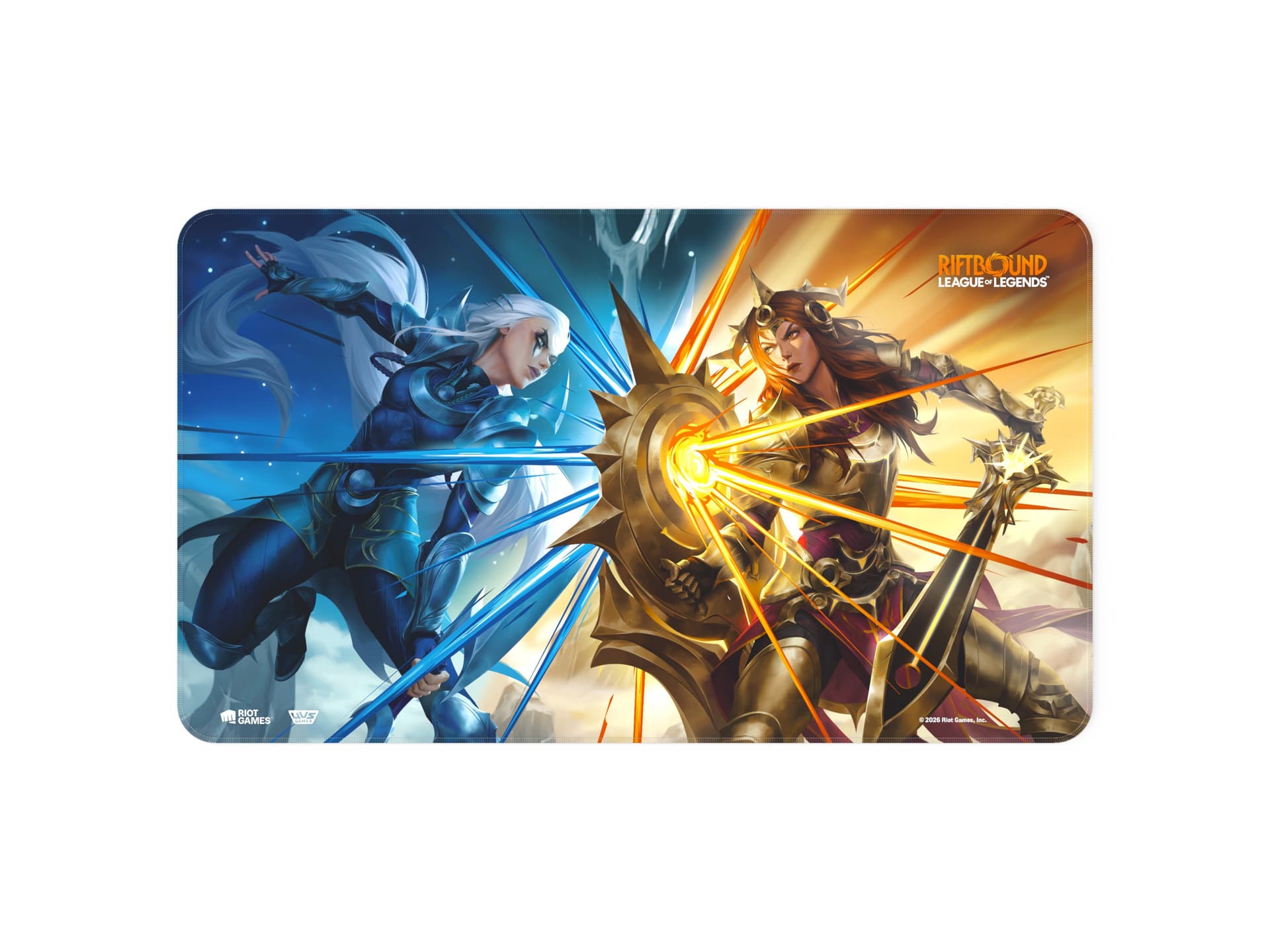 Tapis de jeu Vendetta Diana vs Leona - Riftbound: League of Legends