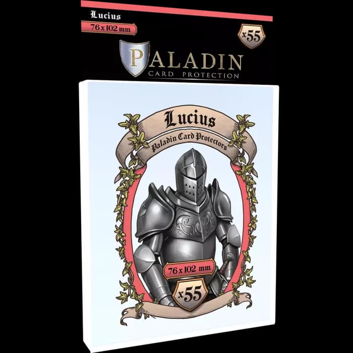 55 Lucius Clear Sleeves (76 x 102 mm) - Paladin