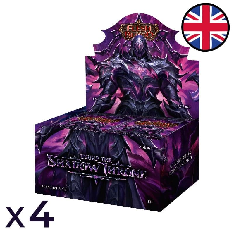 Carton de 4 Boites de 24 boosters Usurp the Shadow Throne - Flesh and Blood EN