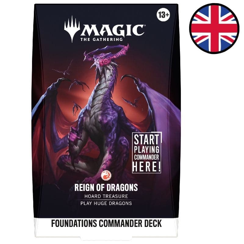 Foundations Commander Deck - Reign of Dragons - Magic EN