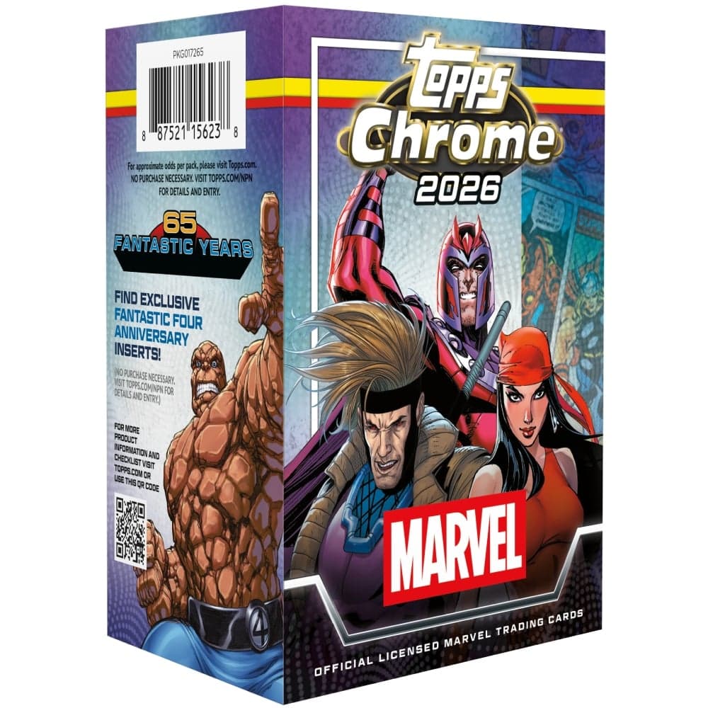 2026 Topps Chrome Marvel Comics Value Box - Topps