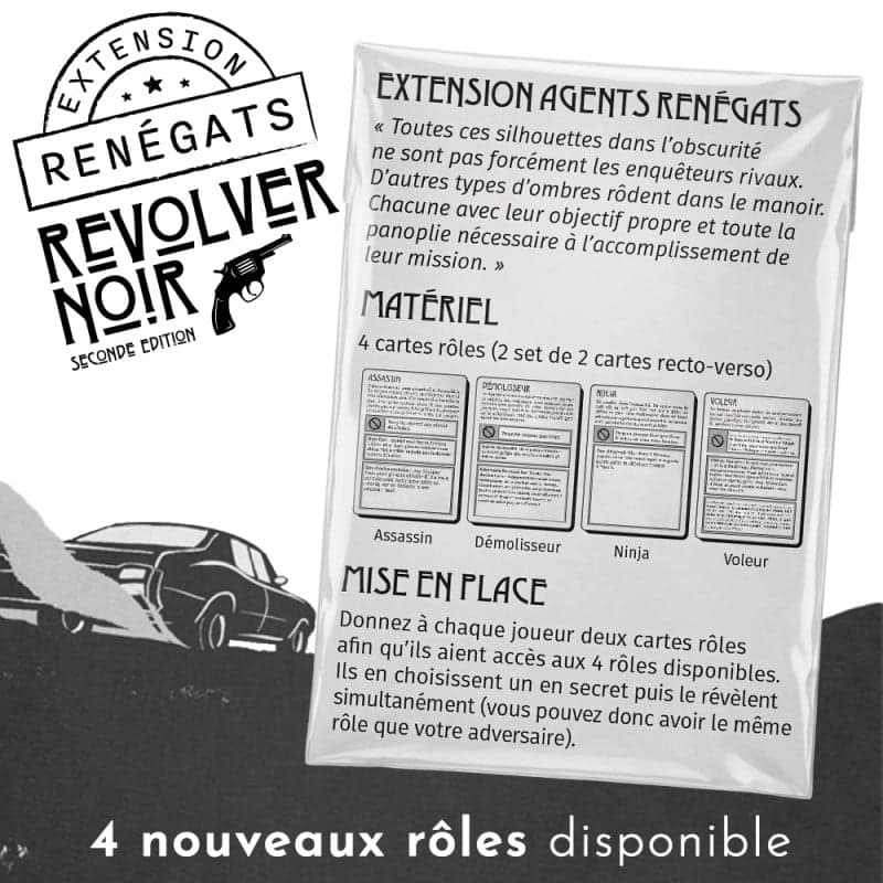 Revolver Noir - Extension Agents Renégats