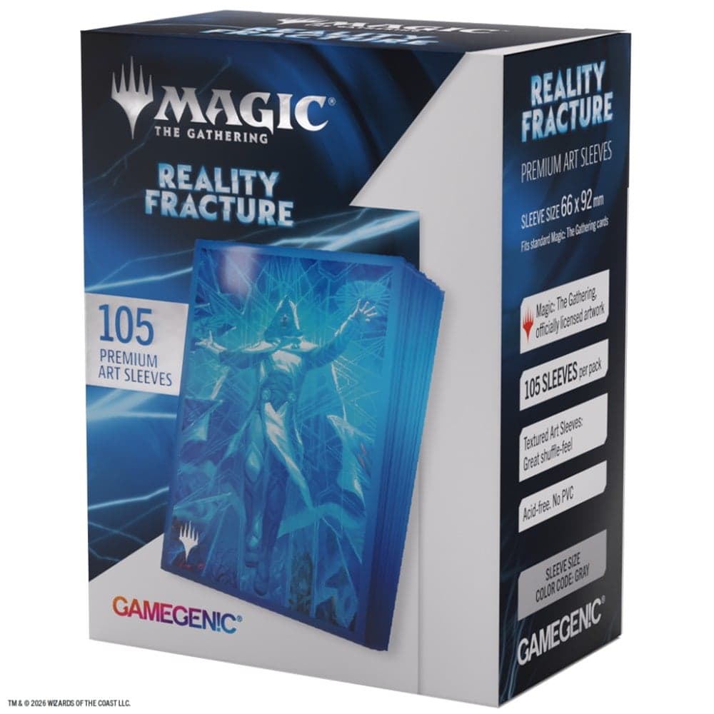 105 Reality Fracture Premium Art Sleeves 66 x 92 mm - Overwrite the Multiverse - Gamegenic