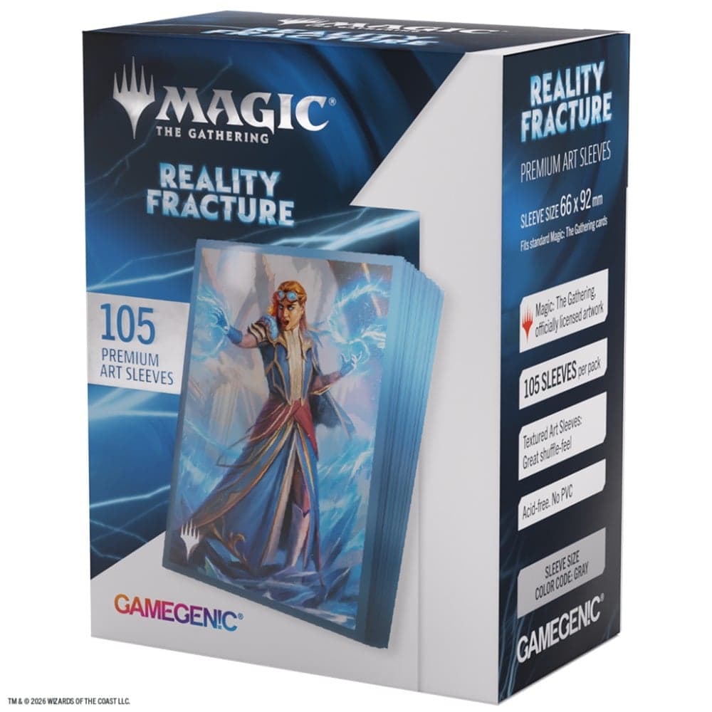 105 Reality Fracture Premium Art Sleeves 66 x 92 mm - Chandra, Chill of Compliance - Gamegenic