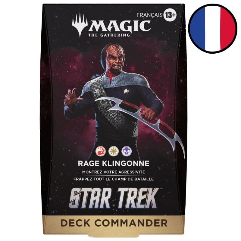 Star Trek Commander Deck - Rage Klingonne -  Magic FR