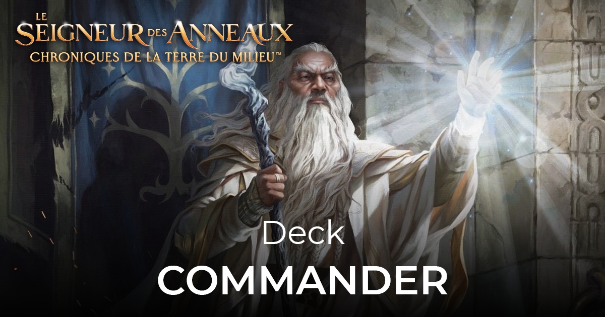 article deck commander le seigneur des anneaux 40-21