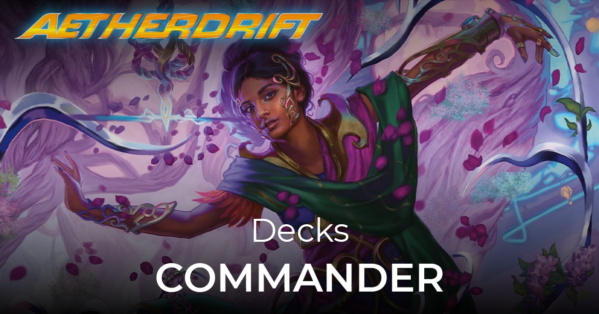 article deck commander aetherdrift 40-21