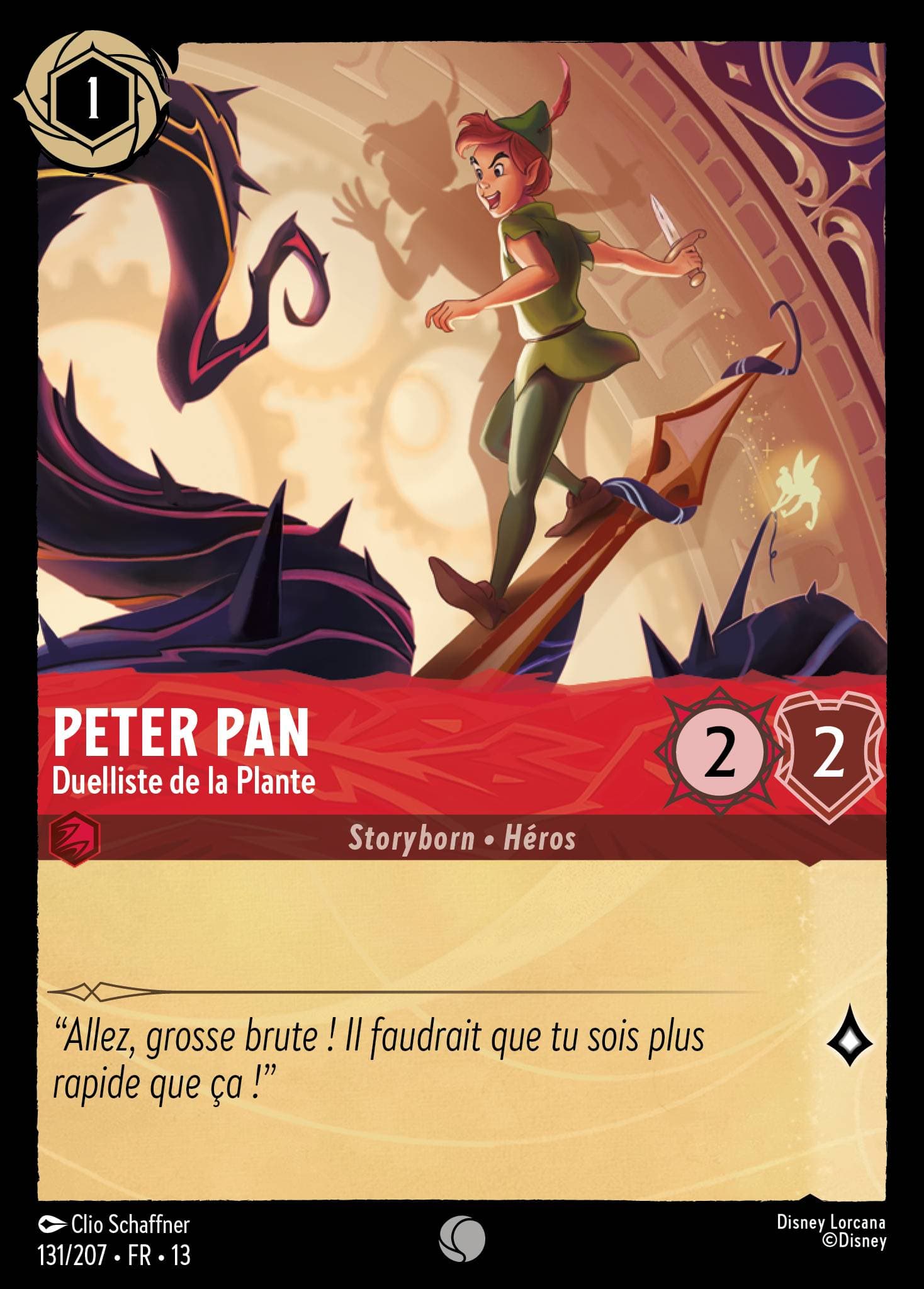 Peter Pan - Duelliste de la Plante