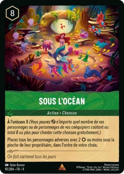 Sous l'océan
