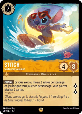 Stitch - Surfeur insouciant