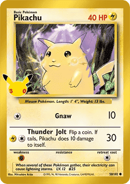Pikachu (30C BS 58)