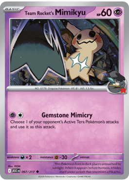 Team Rocket's Mimikyu (ASC 097)