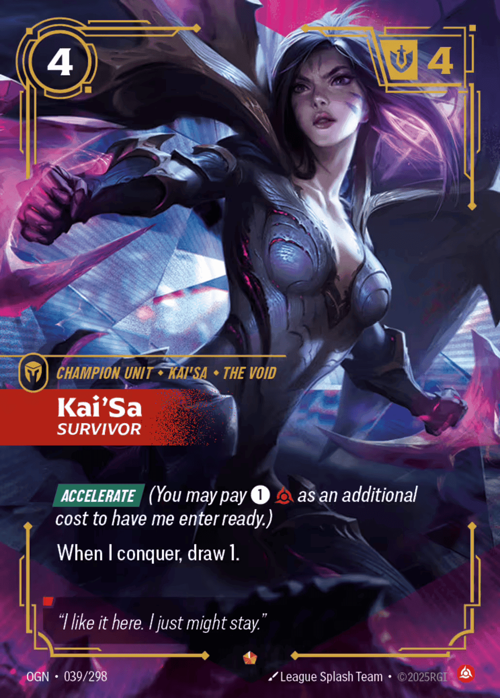 Kai'Sa - Survivante