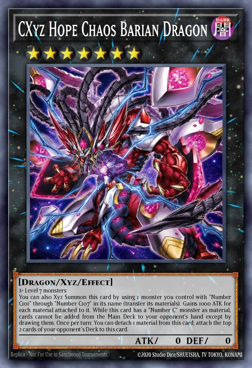 **CXyz Hope Chaos Barian Dragon