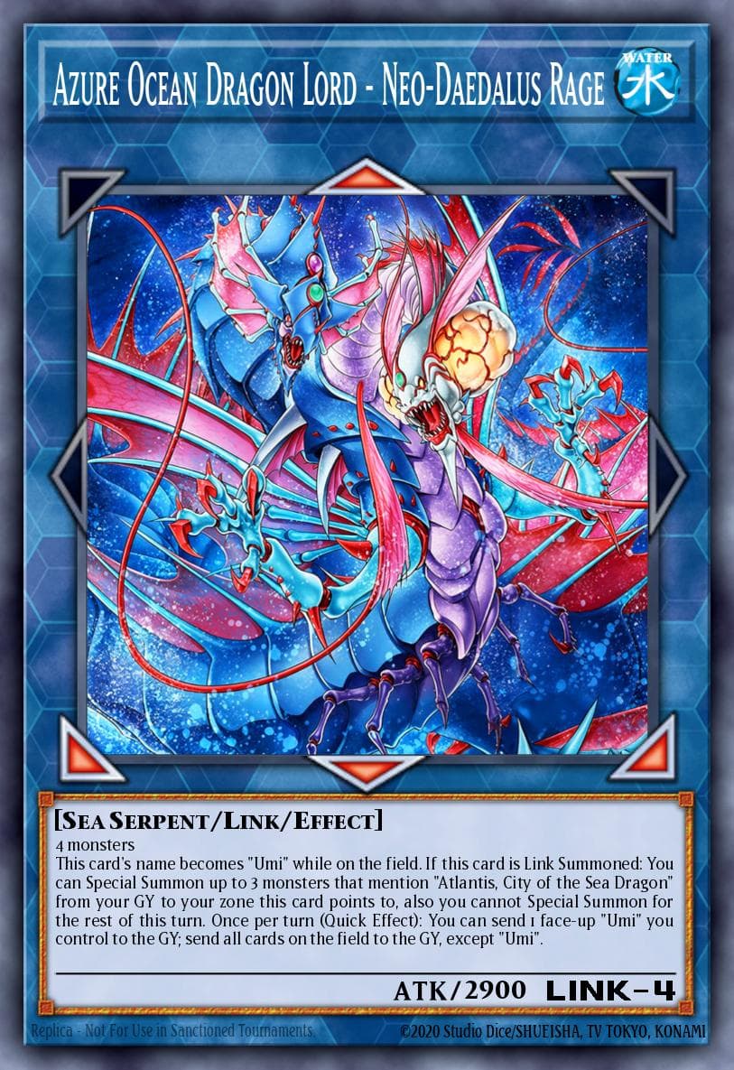 **Azure Ocean Dragon Lord - Neo-Daedalus Rage