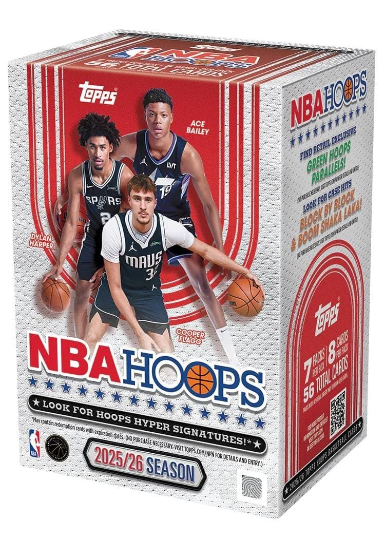 2025-26 Hoops Basketball Value Box - Topps