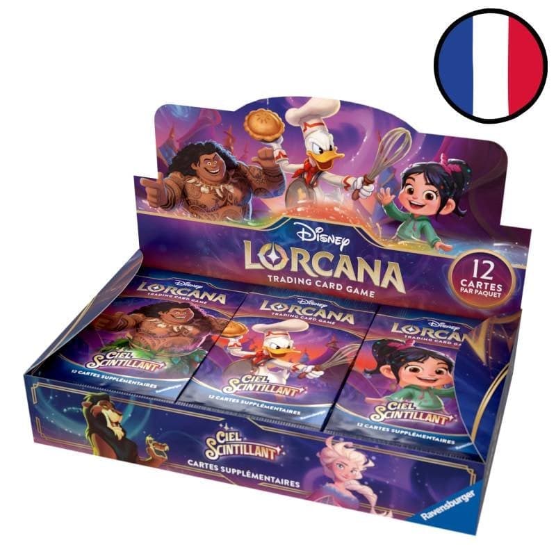 Display de 24 boosters Ciel Scintillant Chapitre 5 - Disney Lorcana FR