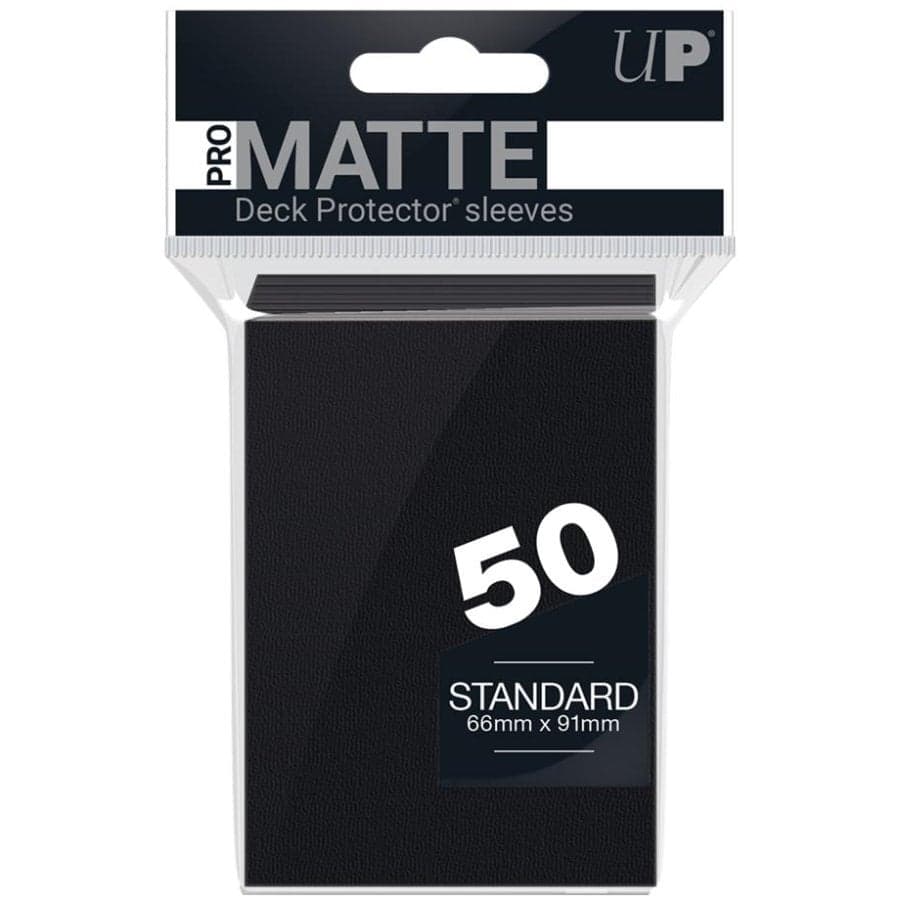 50 pochettes Pro-Matte Format Standard Noir - Ultra Pro